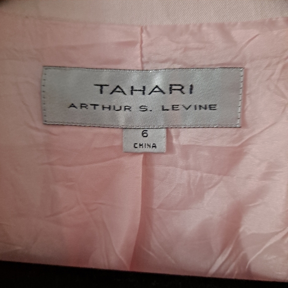 Tahari by Arthur S. Levine Pink Peacoat - Picture 7 of 9